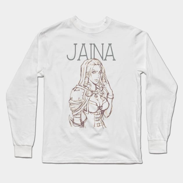 Jaina Proudmoore Long Sleeve T-Shirt by ShawnaMac